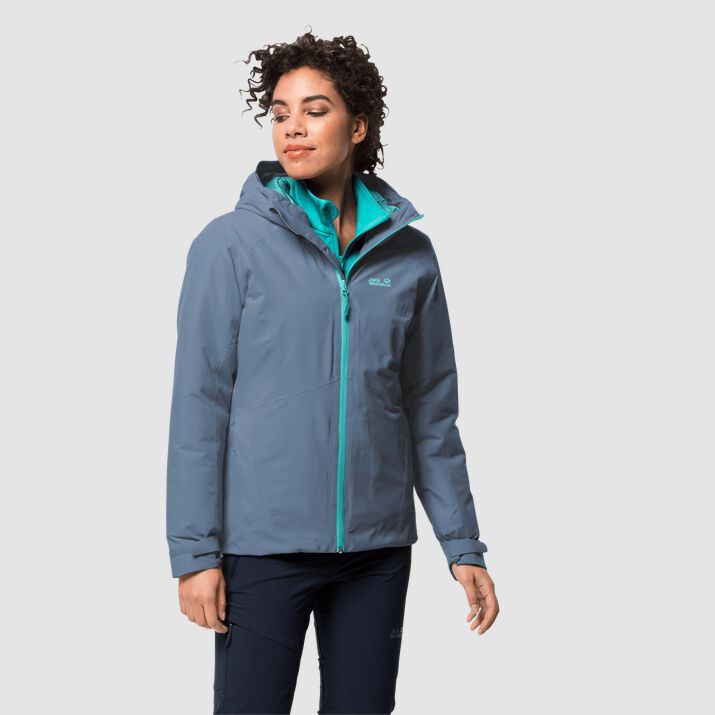 Jack Wolfskin Womens Argon Storm Winter Jacket Blue 236540EMI